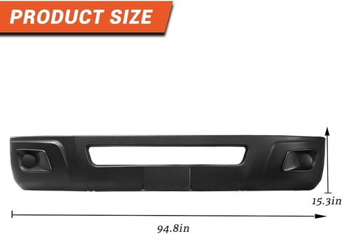 Black Bumper Fits Kenworth T480 Front Bumper No Fog Lamp Holes OE Replacement T480 Semi Trucks (no fog lamp hole) in Saudi Arabia