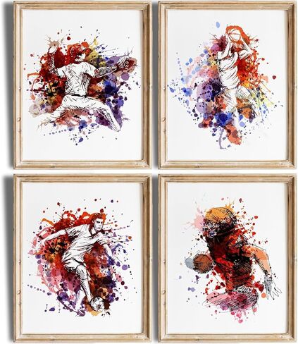 Boys Trucks Construction Wall Décor (Set of 6) Art Print - 8x10 (Unframed) | Room Décor for Little Builders and Truck Enthusiasts | Living Room Décor for Boys | Inspire Imagination and Adventure in Kuwait