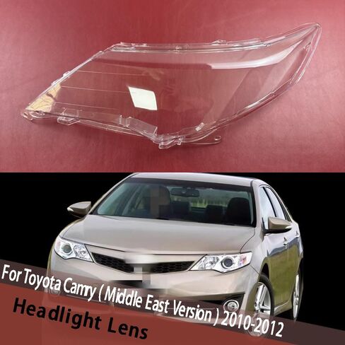 Compatible For Toyota Camry Middle East Version 2010 2011 2012 Car Headlight Shell Headlight Cover Headlamp Lens Head Light Housing(Right) in Saudi Arabia