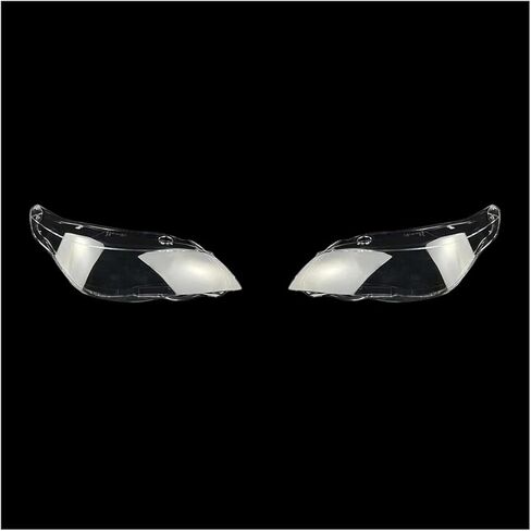 حافظة إضاءة تلقائية متوافقة مع BMW 5 Series E60 E61 523Li 525Li 530Li 2008-2010 غطاء عدسة المصباح الأمامي للسيارة غطاء عاكس الضوء أغطية زجاجية (عالية مع فتحة يمين) in Saudi Arabia