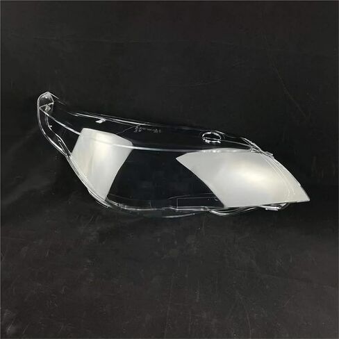 حافظة إضاءة تلقائية متوافقة مع BMW 5 Series E60 E61 523Li 525Li 530Li 2008-2010 غطاء عدسة المصباح الأمامي للسيارة غطاء عاكس الضوء أغطية زجاجية (عالية مع فتحة يمين) in Saudi Arabia