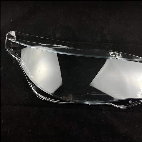 حافظة إضاءة تلقائية متوافقة مع BMW 5 Series E60 E61 523Li 525Li 530Li 2008-2010 غطاء عدسة المصباح الأمامي للسيارة غطاء عاكس الضوء أغطية زجاجية (عالية مع فتحة يمين) in Saudi Arabia