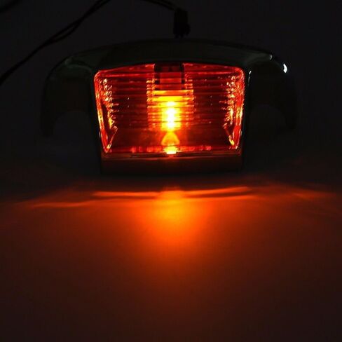 Motorcycle Rear Fender Tip Light for Harley Road King FLHT FLT FLHS Classic FLHTC FLHR FLSTC (Red) in Saudi Arabia