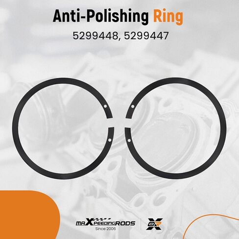 أداة ضاغط حلقة المكبس 7040 من maXpeedingrods بما في ذلك المحول وحلقة مضادة للتلميع لـ Cummins ISX/QSX 15 لـ Caterpillar 3400 C-15 5.4 بوصة بديلة لـ PT-7040 5299448 5299447 5299339 in Kuwait