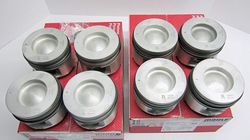 BMI MAHLE Pistons set Compatible with 6.6L Duramax 2001-2005 LB7 Right & Left set w/rings Compadible with 6.6L Duramax 2001-2005 LB7 Right & Left set w/rings +.020" Size SETStandard Size SET in Saudi Arabia