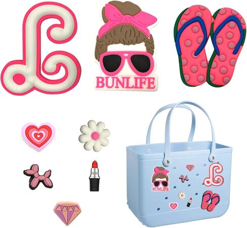 Letter Charms for Bogg Bag, Beach Bogg Bag Accessories Inserts, Bogg Bag Initial Charms with A-Z, Bogg Bag Attachments in Saudi Arabia