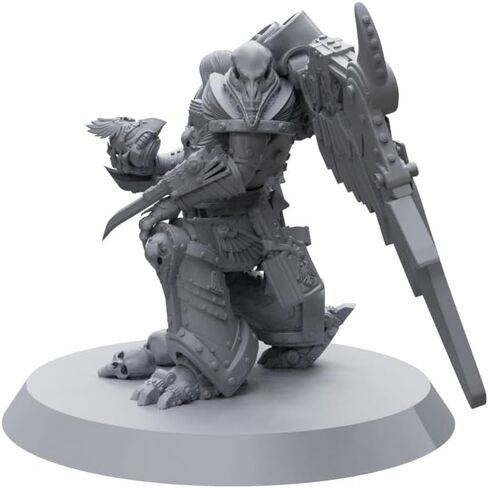 تخصيص Corvus Corax Primarch من Raven Guard مخصص من W40k Chaos spacemarines مقياس رسمي مصغر ثلاثي الأبعاد من الراتنج in Saudi Arabia