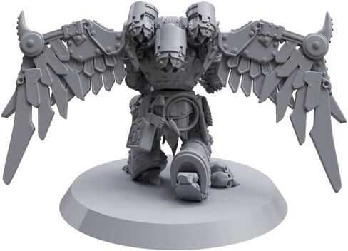 تخصيص Corvus Corax Primarch من Raven Guard مخصص من W40k Chaos spacemarines مقياس رسمي مصغر ثلاثي الأبعاد من الراتنج in Saudi Arabia
