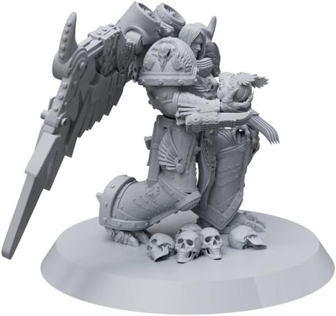 تخصيص Corvus Corax Primarch من Raven Guard مخصص من W40k Chaos spacemarines مقياس رسمي مصغر ثلاثي الأبعاد من الراتنج in Saudi Arabia