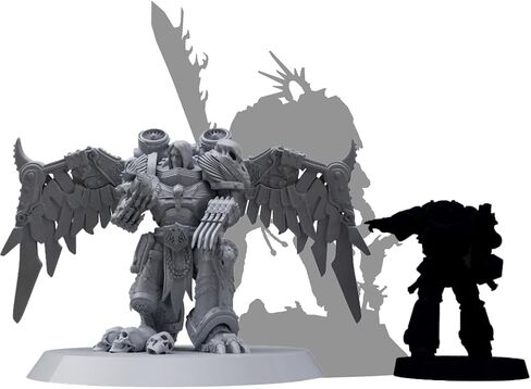 تخصيص Corvus Corax Primarch من Raven Guard مخصص من W40k Chaos spacemarines مقياس رسمي مصغر ثلاثي الأبعاد من الراتنج in Saudi Arabia