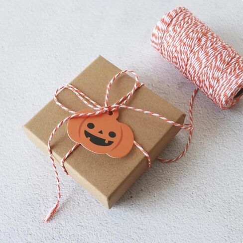 328 Feet Red and White Cotton Bakers Twine, 2mm Cotton Cord String for Christmas Wrapping & Crafts in Saudi Arabia
