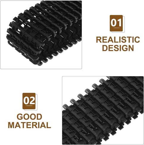 BESPORTBLE Universal Robot Car Track 4.5cm DIY Accessories Technical Tank Track Assembly Flexible Anti Slip Tread for Engineering Enthusiasts Adult Robotics in Saudi Arabia