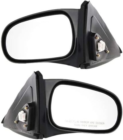 مرايا جانبية للسائق والراكب من Garage-Pro قابلة للتدفئة لسيارة Honda Civic 1996-2000 كوبيه وهاتشباك ذات ملمس خفيف in Saudi Arabia
