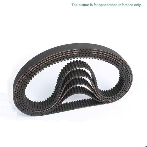 HTD 5M Rubber Closed Loop Belt Perimeter 120mm-295mm Width 8/10/12/15/20/25/30/35/40mm HTD5M Drive Belt Belt(5M-190mm,1PC_40MM) in Saudi Arabia