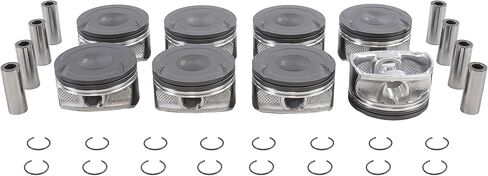 مجموعة المكبس DNJ P4224 القياسية لـ 2010-2022 Ford E-350 Super Duty، E-450 Super Duty، F-150 6.2L V8 16V SOHC 6210cc in Saudi Arabia