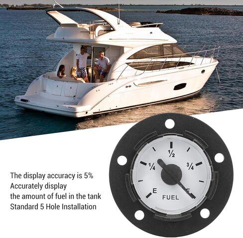 Gas Tank Cap Gauge, High Accuracy Temperature Sealed Mechanical Fuel Cap Meter with for Yachts Cars Trucks ATVs (400mm) in Saudi Arabia