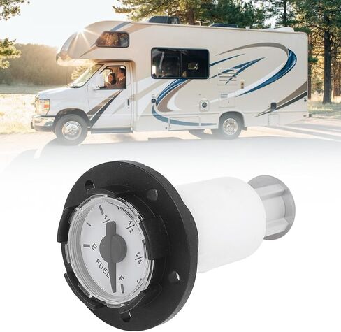 Gas Tank Cap Gauge, High Accuracy Temperature Sealed Mechanical Fuel Cap Meter with for Yachts Cars Trucks ATVs (400mm) in Saudi Arabia