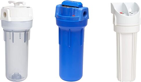 EcoPure EPW2P Pleated Whole Home Replacement Water Filter-Universal Fits Most Major Brand Systems (2 Pack), 2 Count (Pack of 1), White/Blue in Kuwait