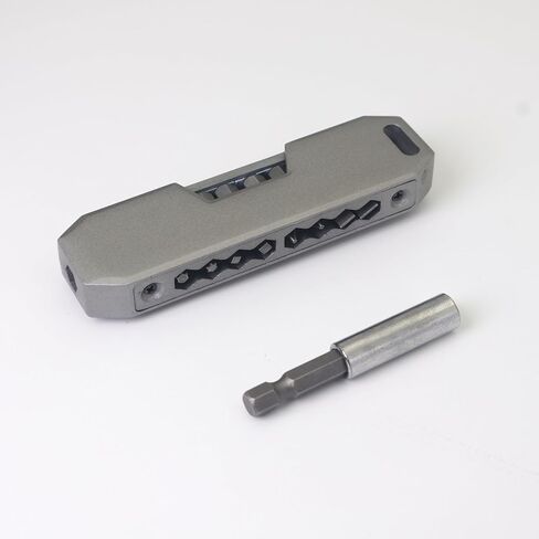 EDC Pocket Tool Set, Black Metal Multi-Tool, Outdoor Everyday Carry Utility Tool (silver) in Kuwait