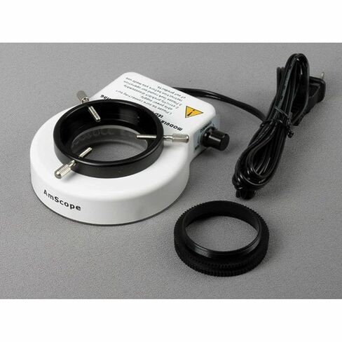 AmScope LED-80S 80 LED مجهر حلقة ضوئية مدمجة مع خافت مدمج in Saudi Arabia