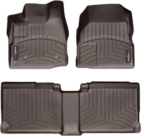 بطانات أرضية مخصصة من Weathertech لسيارة شيفروليه إكوينوكس، إكوينوكس، تيرين - الصف الأول والثاني (443461-442712)، أسود in Saudi Arabia