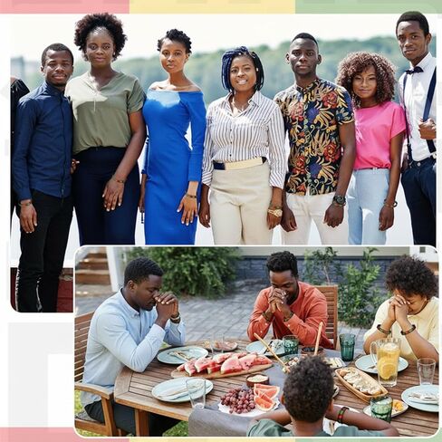 24 قطعة من أساور Juneteenth Day Kwanzaa المطاطية سوار الراستا الجامايكي هدايا الحفلات هدية أفريقية هيبي كينتي من السيليكون (أسود وأخضر وأصفر وأحمر) in Kuwait