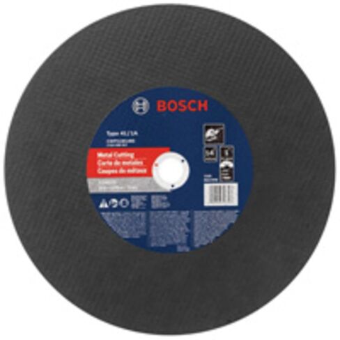 BOSCH CWPS1M1400 14 In. 5/32 In. 1 In. Arbor Type 1A (ISO 41) 24 Grit Metal Cutting Bonded Abrasive Wheel , Black in Saudi Arabia