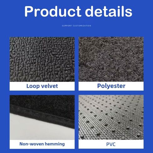 Starlight LED Car Floor Mats, 4pcs Shiny Starry Sky Star Light Floor Mats, App Control Washable Fiber Optic Lights Universal Automotive Decoration Atmosphere Light in Saudi Arabia