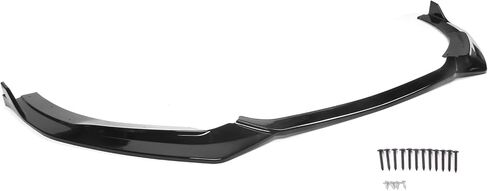 IKON MOTORSPORTS, Front Bumper Lip Compatible with 2021-2024 Kia K5 GT-Line Sedan 4-Door, 3PCS Front Bumper Lip Spoiler Guard Air Dam Chin Bodykit Replacement Gloss Black PP in Saudi Arabia