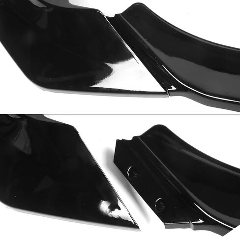 IKON MOTORSPORTS, Front Bumper Lip Compatible with 2021-2024 Kia K5 GT-Line Sedan 4-Door, 3PCS Front Bumper Lip Spoiler Guard Air Dam Chin Bodykit Replacement Gloss Black PP in Saudi Arabia