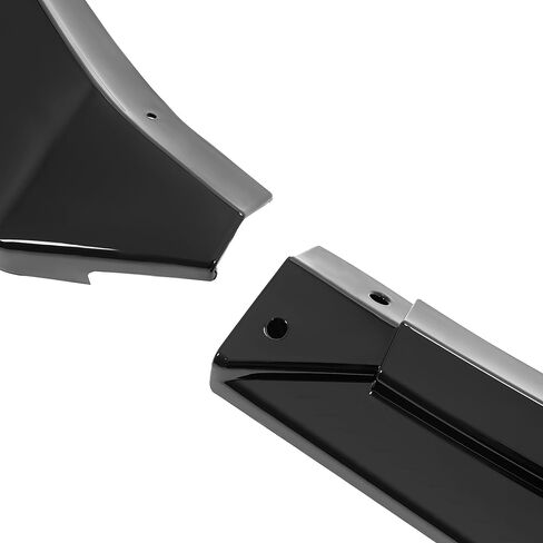 KUAFU Front Bumper Lip Compatible with 2016-2020 Tesla Model S 3Pcs Carbon Fiber Style Front Lip Spoiler Splitter Air Dam Body Kit Trim Protection Plastic in Saudi Arabia