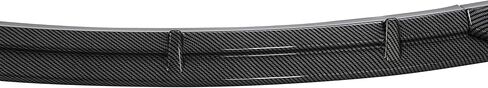 KUAFU Front Bumper Lip Compatible with 2016-2020 Tesla Model S 3Pcs Carbon Fiber Style Front Lip Spoiler Splitter Air Dam Body Kit Trim Protection Plastic in Saudi Arabia