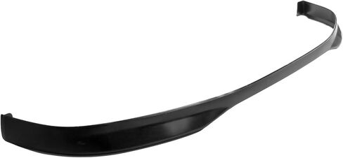 IKON MOTORSPORTS Front Bumper Lip, Compatible with 1993-1997 Honda Civic del Sol, TR Style Unpainted Black PU Polyurethane Air Dam Chin Spoiler Protector Splitter in Saudi Arabia