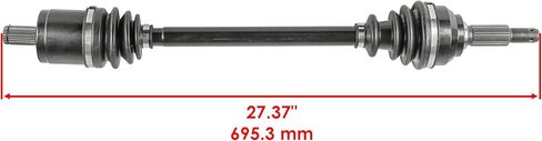 Caltric Front CV Axle Compatible with John Deere 4X2 4X4 HPX Gator (Diesel) (090001 -) / HPX615E HPX815E Gator (S.N. -040000) Left and Right in Saudi Arabia