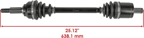 Caltric Front CV Axle Compatible with John Deere 4X2 4X4 HPX Gator (Diesel) (090001 -) / HPX615E HPX815E Gator (S.N. -040000) Left and Right in Saudi Arabia