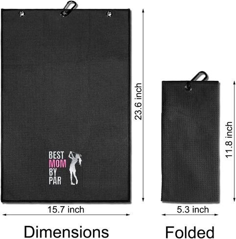 Funny Golf Towel Gift for Dad, Retirement Gifts for Men Golfer, Funny Golf Towel for Men, Embroidered Golf Towels for Golf Bags with Clip (I Play Golf and I Know Things) in Kuwait