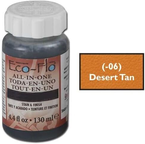Tandy Leather Eco-Flo All-in-One Stain & Finish 4.4 fl. oz. (132 ml) Fudge Brown 2605-02 in Saudi Arabia