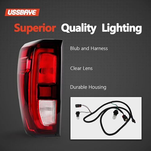 Tail Lights Compatible with 2019-2025 GMC Sierra 1500/2500 HD/3500 HD Base/SLE/Elevation Taillights Rear Tail Light Assembly with Light Bulb and Wiring Harness GM2800309 84968736 (Left Driver Side ) in Saudi Arabia