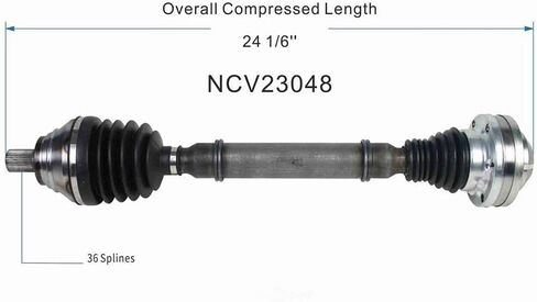 1x CV Axle - Front CV Axle Assembly CV Joint Passenger Compatible with Audi TT Quattro 2012 2013 2014 2016 2017 2018 2019 2008 2009 2010 2011 2015 Replace 3Q0407272AG, 8J0407272K, 8J0407272S in Saudi Arabia