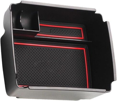 Riloer Car Center Console Organizer Tray, Armrest Storage Box, Compatible with VW Golf 7 MK7 VII GTI in Saudi Arabia