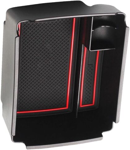 Riloer Car Center Console Organizer Tray, Armrest Storage Box, Compatible with VW Golf 7 MK7 VII GTI in Saudi Arabia