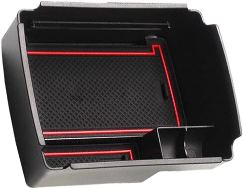 Riloer Car Center Console Organizer Tray, Armrest Storage Box, Compatible with VW Golf 7 MK7 VII GTI in Saudi Arabia