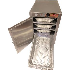 جهاز تسخين الطعام الصغير من HeatMax 16x16x24 - الأصلي والأفضل - مع مساحة رف داخلية قابلة للاستخدام تبلغ 13 × 15.5 بوصة. من أجل المقالي التي تستخدم لمرة واحدة بنصف الحجم، والشواء، والبيتزا، وأي طعام ساخن in Kuwait