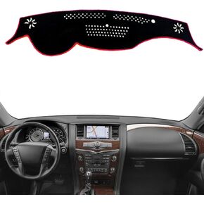 Fit for Infiniti QX80 2014-2019 LHD,Car Dashboard Cover,Non-Slip Pad Carpet,Dashboard Center Console Cover Dash Mat,Dash Cover mat in Saudi Arabia
