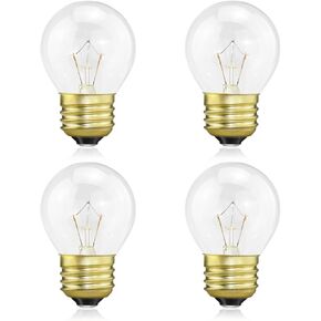 لمبة ضوء الفرن A15 40 واط، لمبة إضاءة متوهجة عالية الحرارة، جهاز مقاوم للفرن والموقد والثلاجة والميكروويف E26 قاعدة متوسطة، 6 عبوات in Kuwait