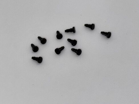 N Scale Model Train Truck Pins, 1:160 Scale, 10-Pack, Black in Saudi Arabia