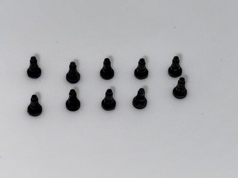 N Scale Model Train Truck Pins, 1:160 Scale, 10-Pack, Black in Saudi Arabia