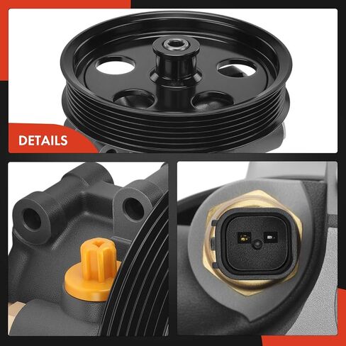 A-Premium Power Steering Pump, with Pulley, Compatible with Ford Escape 2005-2007 & Mazda Tribute 2005-2006 & Mercury Mariner 2005-2007, 2.3L in Saudi Arabia