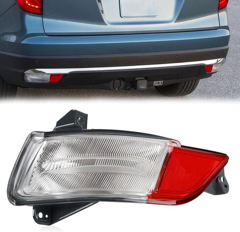 Bumper Light Compatible with Honda Pilot 2016 2017 2018 Back Up Light Left Driver Side Backup Lamp Rear Reflector Replace 34550TG7A02 HO2882100 in Saudi Arabia