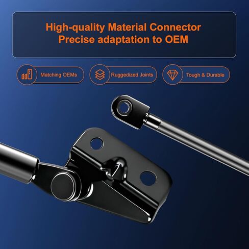 Qty (1) Liftgate Replacement Lift Support 𝐰𝐢𝐭𝐡 𝐛𝐫𝐚𝐜𝐤𝐞𝐭 Fit for Honda CRV CR-V Rear Swing Door 2002-2006 Tailgate Rear Hatch, Trunk Shock Strut Replace OE# 74825SCAE01 74825S9A003 in Saudi Arabia